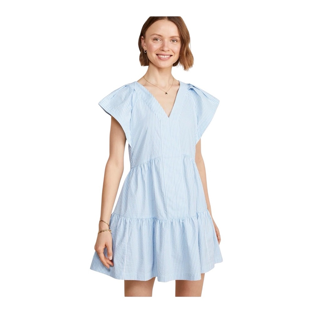 Vineyard Vines Women's Harbor Tiered Ruffle-Sleeve Dress XXS